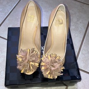 Saks Fifth Avenue Alise Pompom 7 Spring Blush